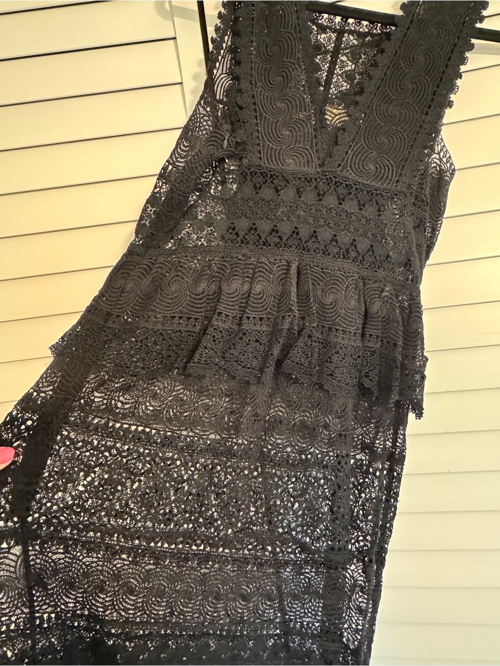 Ulla Johnson Lilia sheer crochet maxi dress - Picture 5 of 7